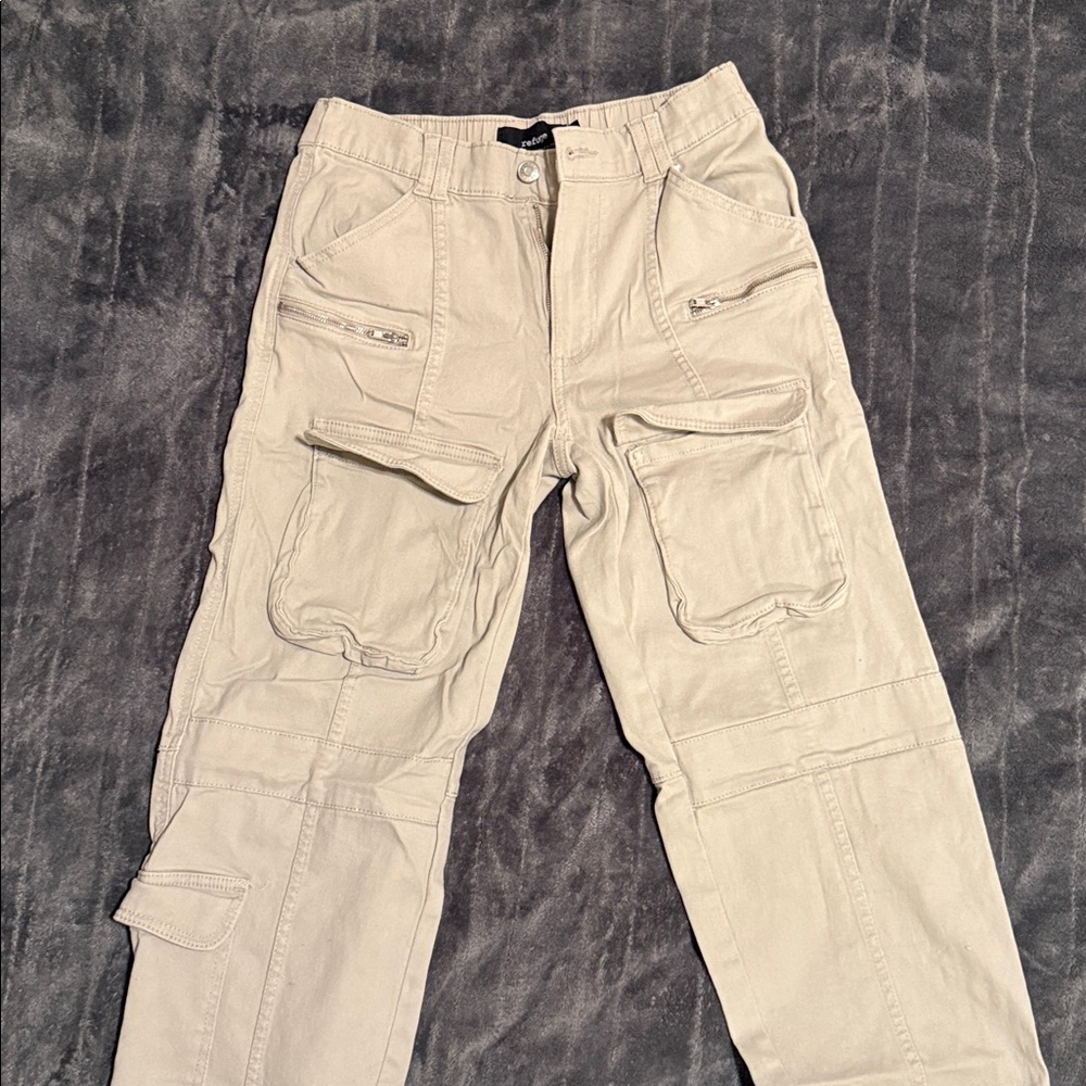 Womens Tan Cargo pants